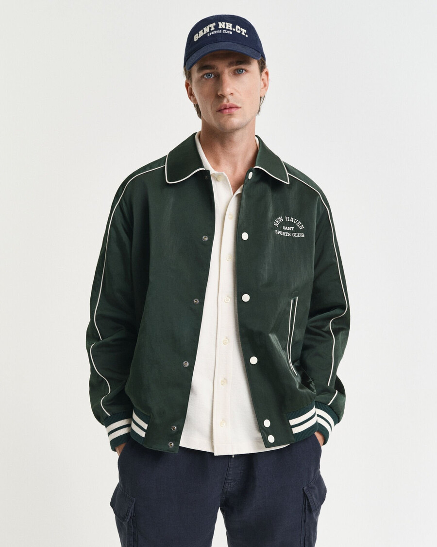 jachetă sport club varsity - verde tartan
