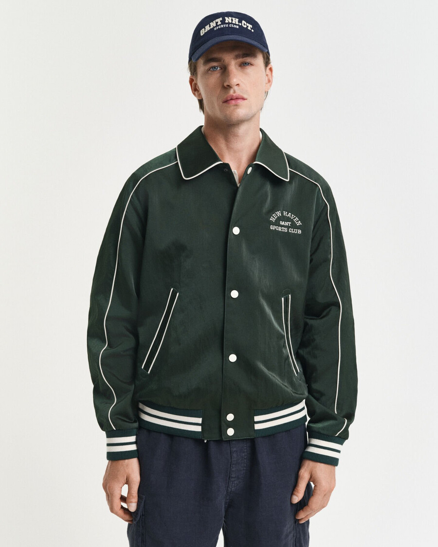 jachetă sport club varsity - verde tartan
