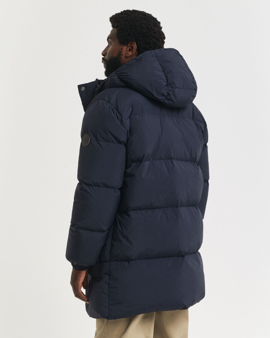 parka pufoasă - albastru seară