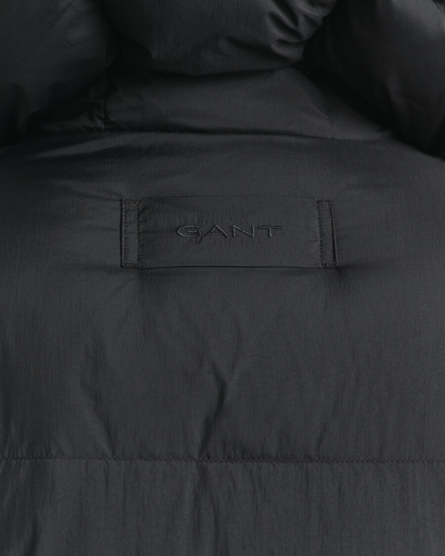 parka pufoasă - negru