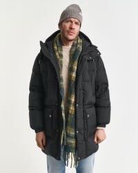 parka pufoasă - negru