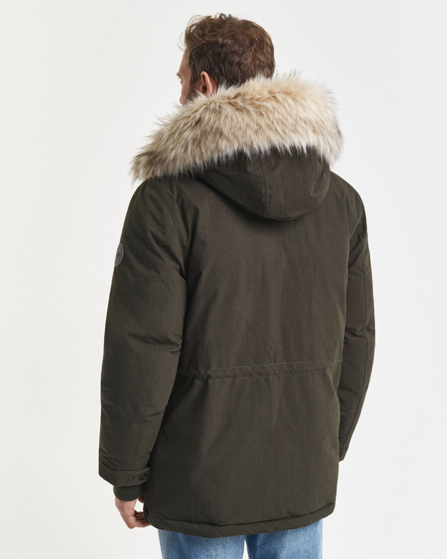 parka căptușită - verde mușchi închis