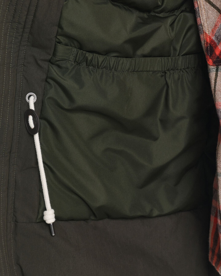 parka căptușită - verde mușchi închis