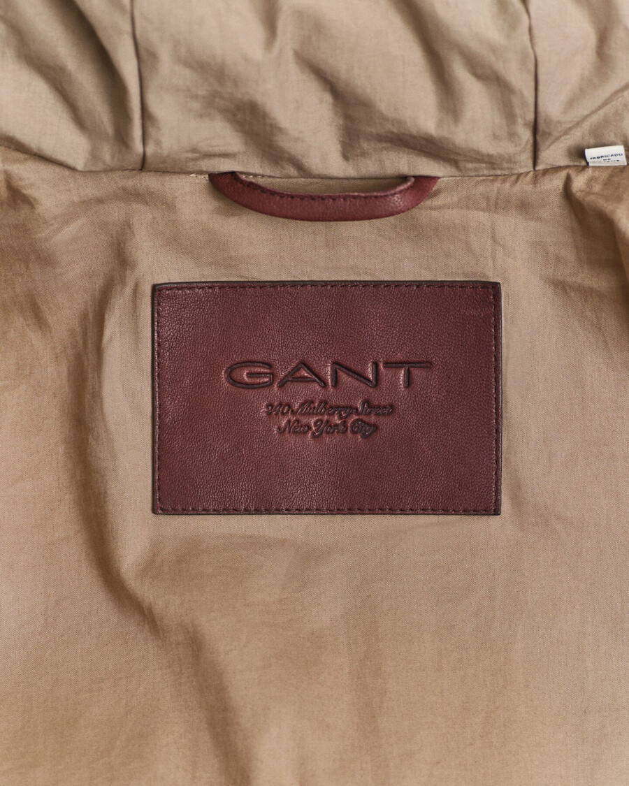 parka din bumbac cu puf de gâscă - bej caramel