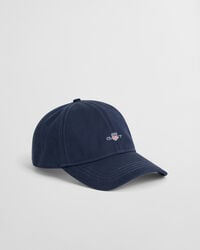 Șapcă shield din bumbac twill - bleumarin