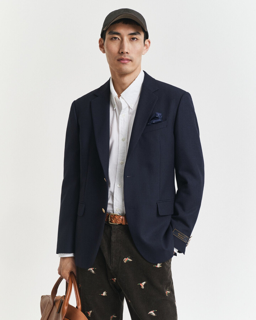 bazer club slim fit - albastru de seară