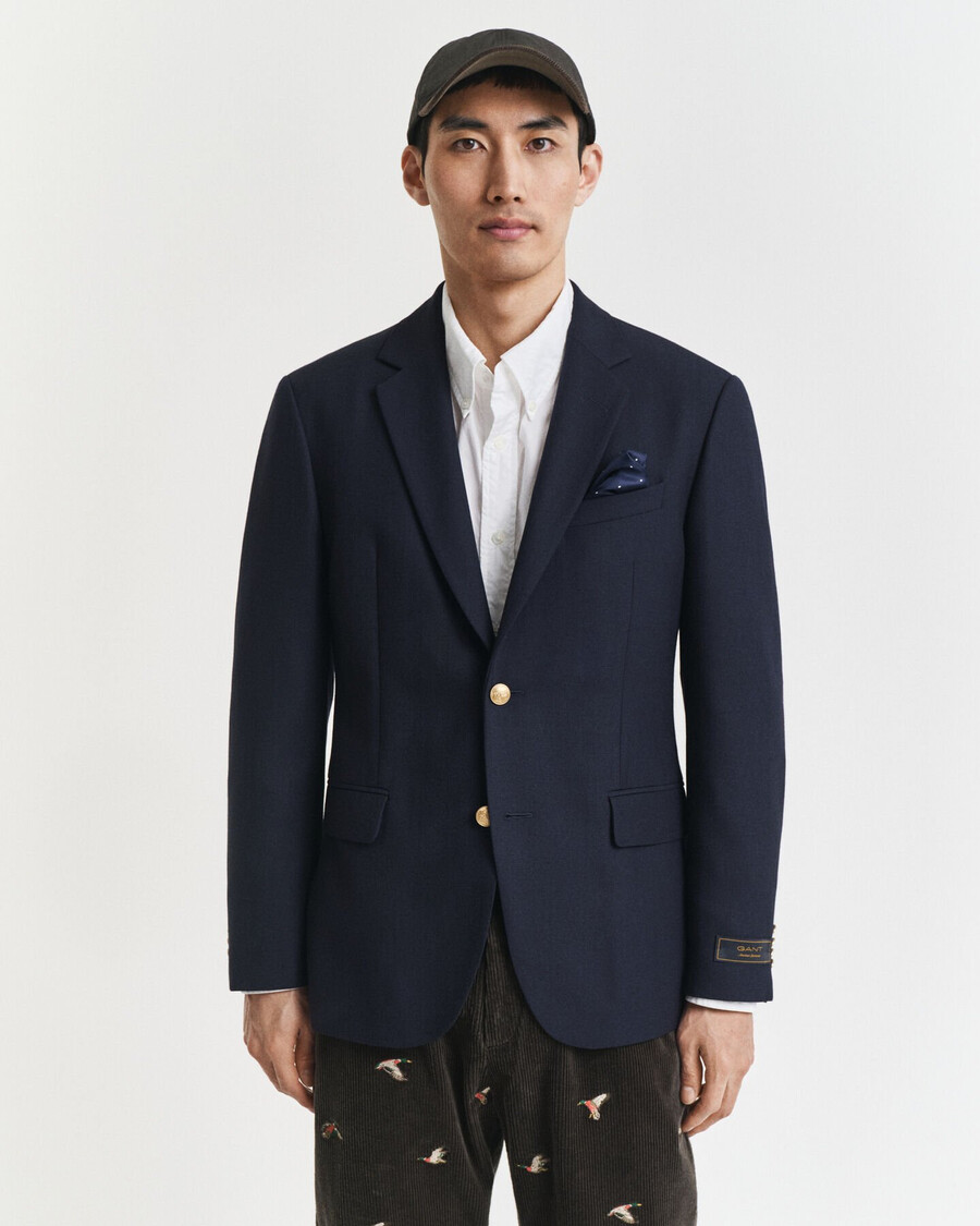 bazer club slim fit - albastru de seară