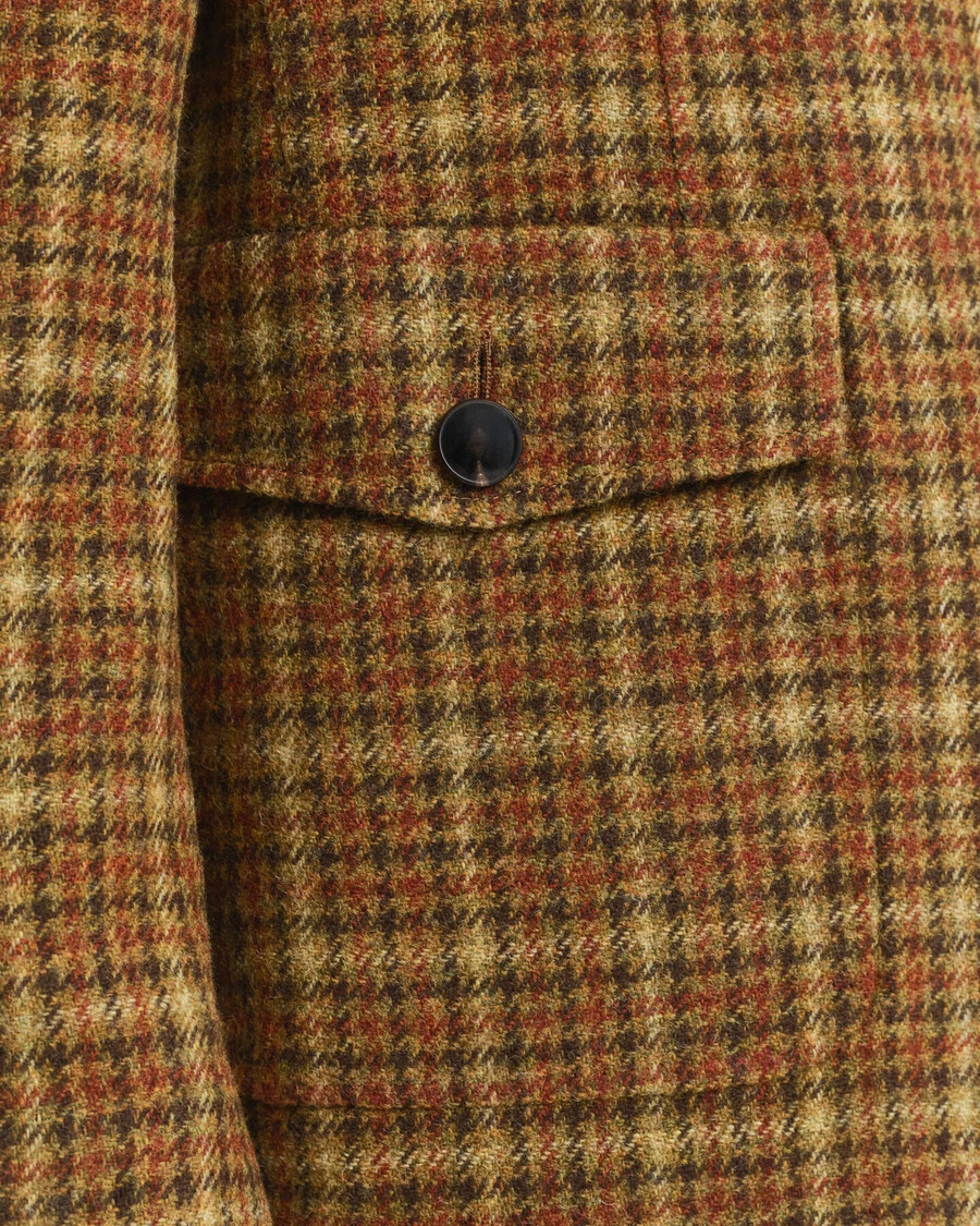 sacou din tweed cu croială relaxată - unt de arahide