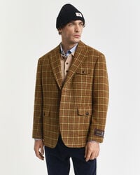 sacou din tweed cu croială relaxată - unt de arahide