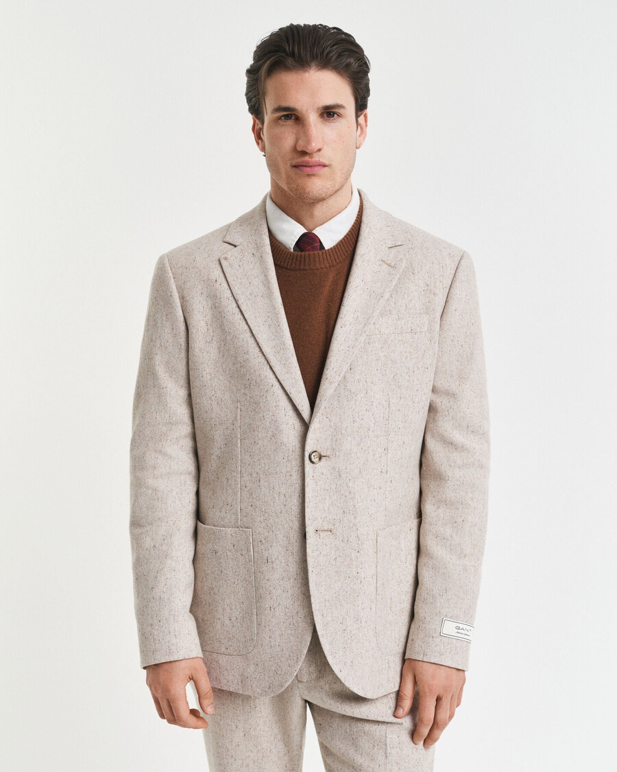 sacou donegal slim fit - seed melange
