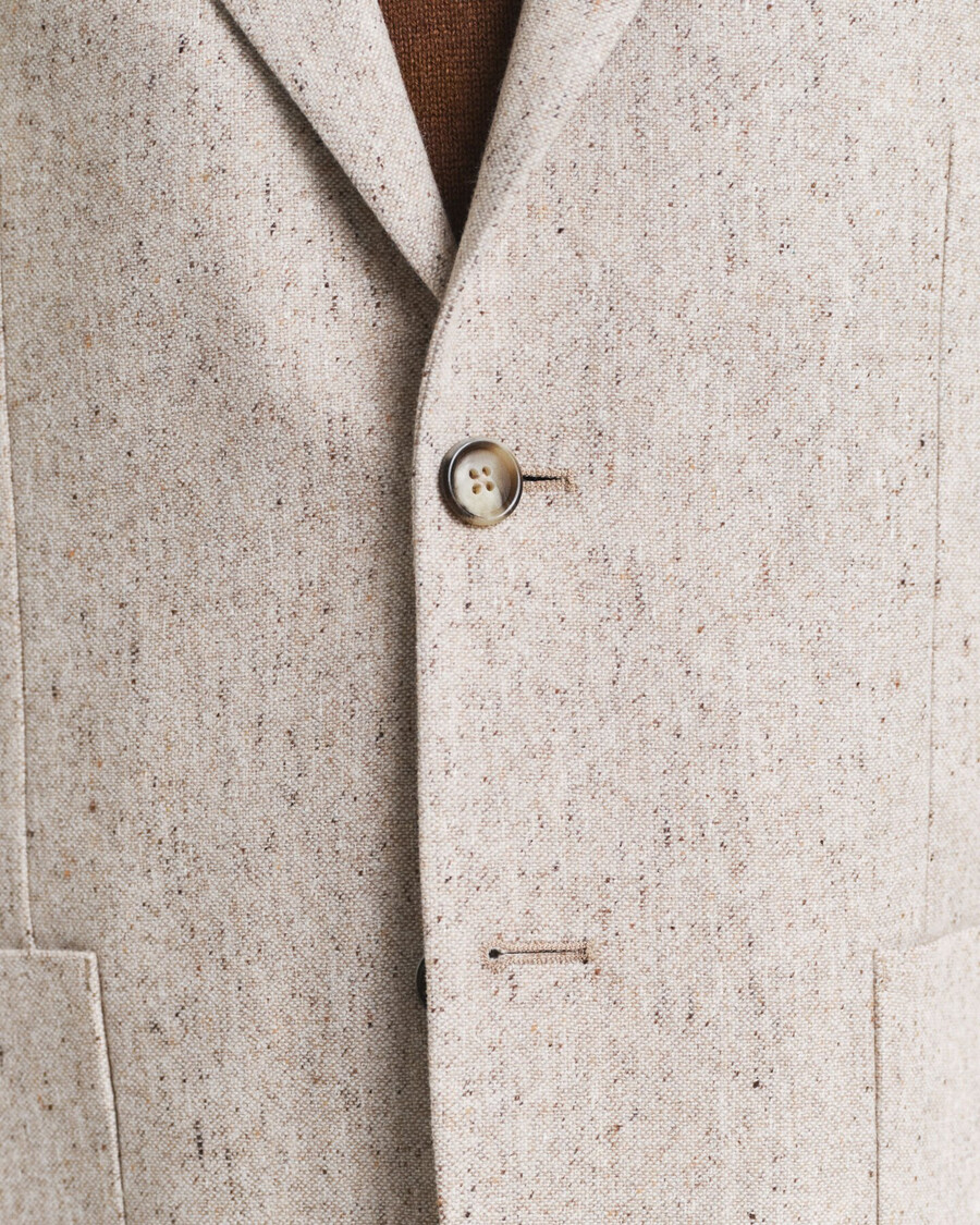 sacou donegal slim fit - seed melange