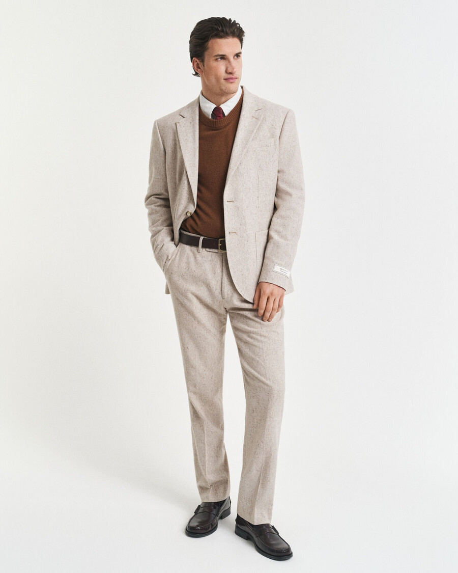 sacou donegal slim fit - seed melange