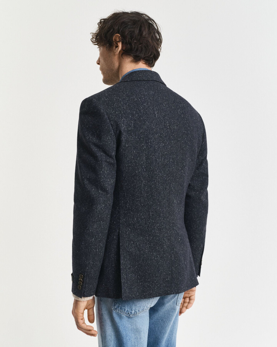 jachetă donegal slim fit - albastru de seară