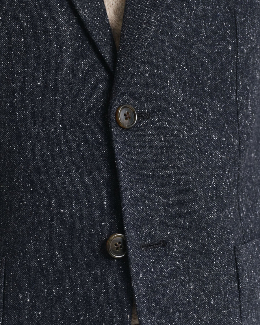 jachetă donegal slim fit - albastru de seară