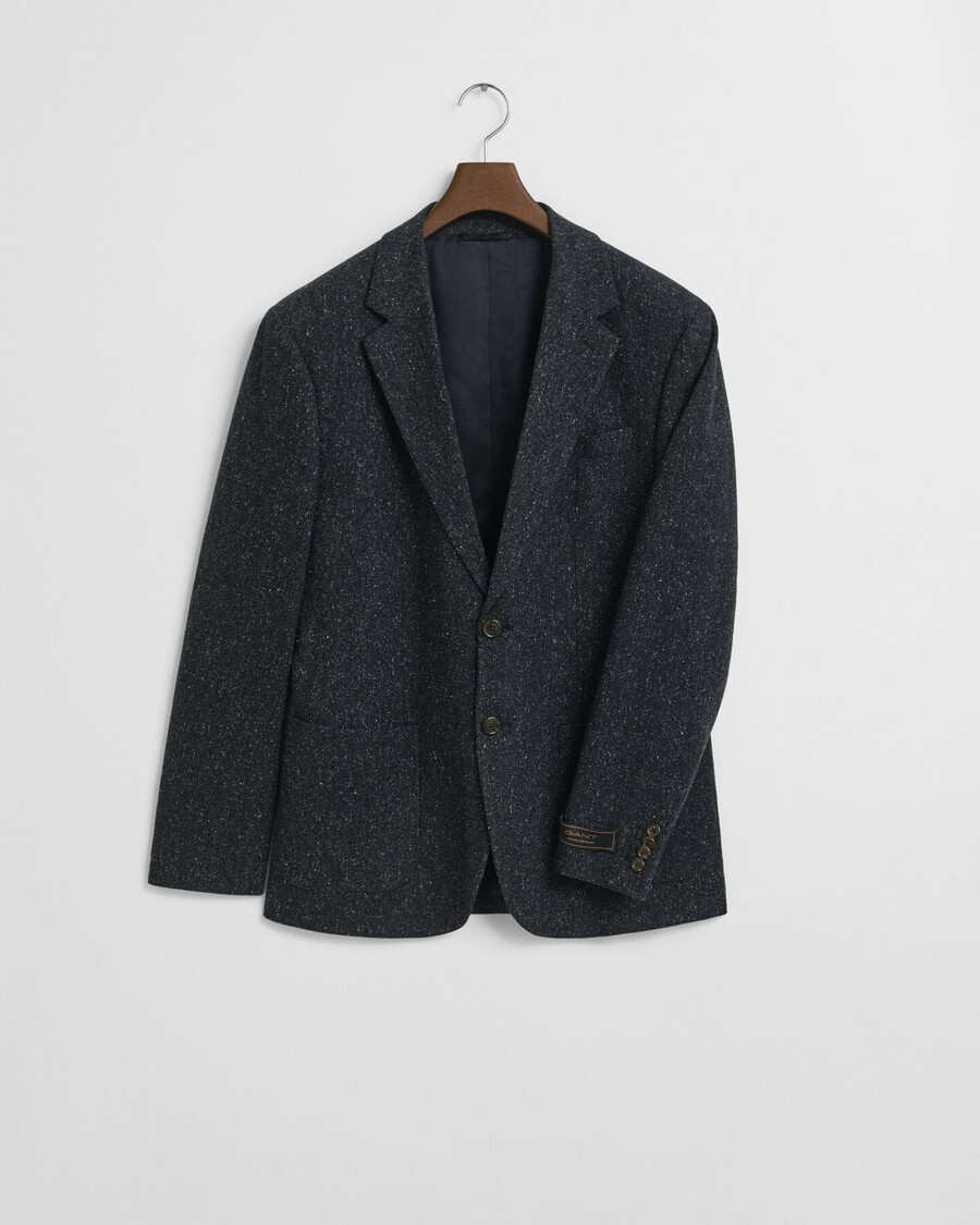 jachetă donegal slim fit - albastru de seară