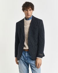 jachetă donegal slim fit - albastru de seară