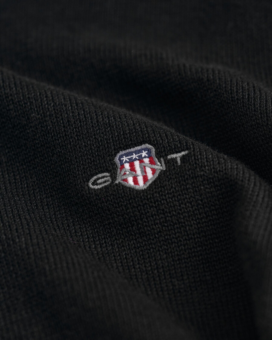 cardigan casual din bumbac cu fermoar - negru
