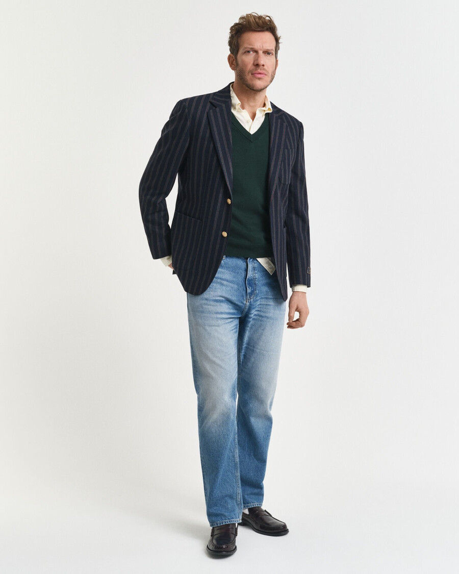 vestă clasică din bumbac - verde tartan