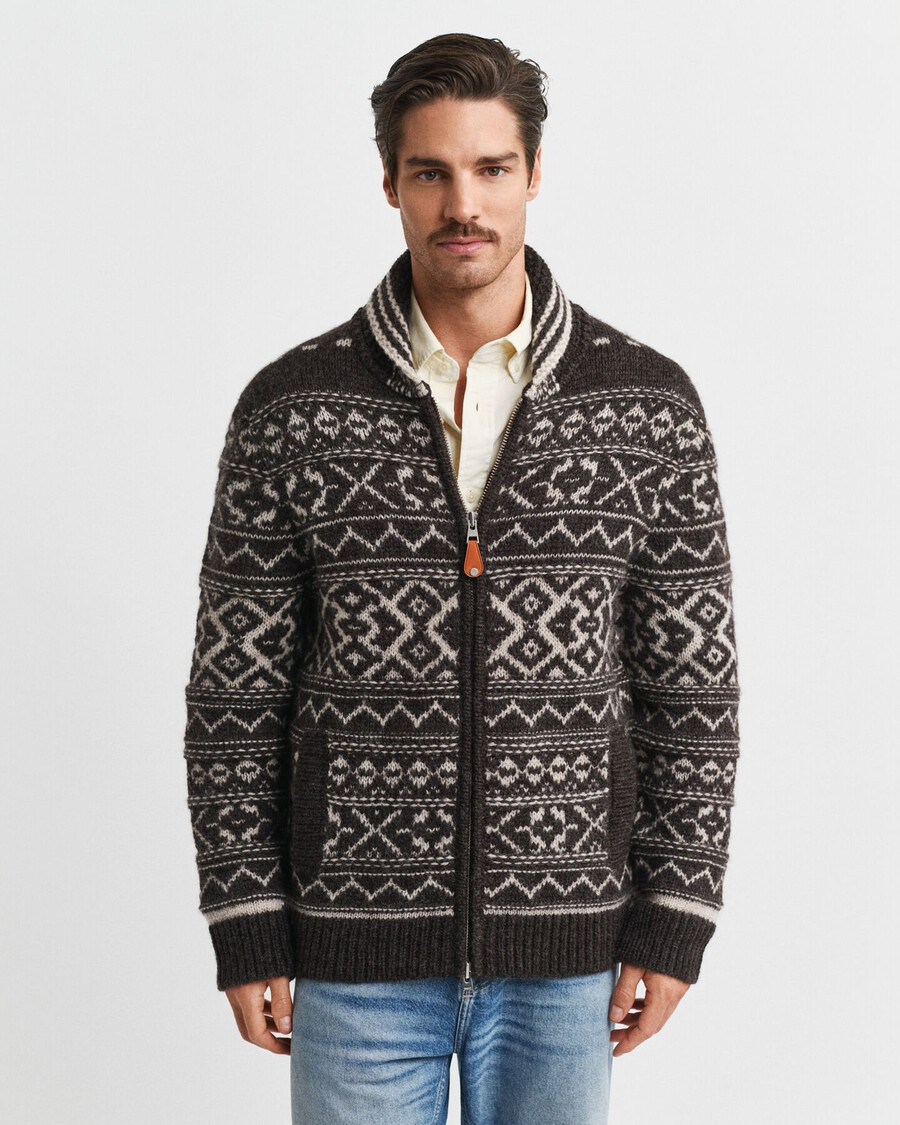 cardigan jacquard - maro melange