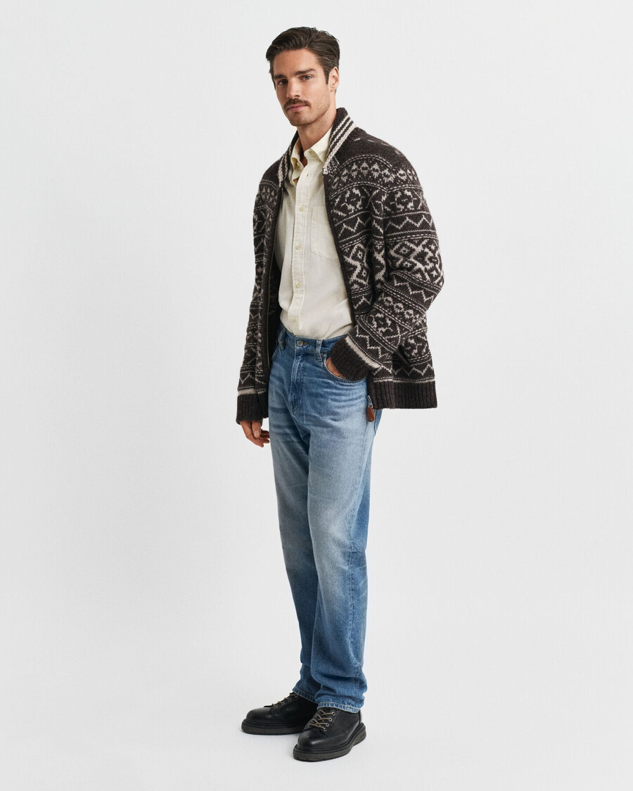 cardigan jacquard - maro melange