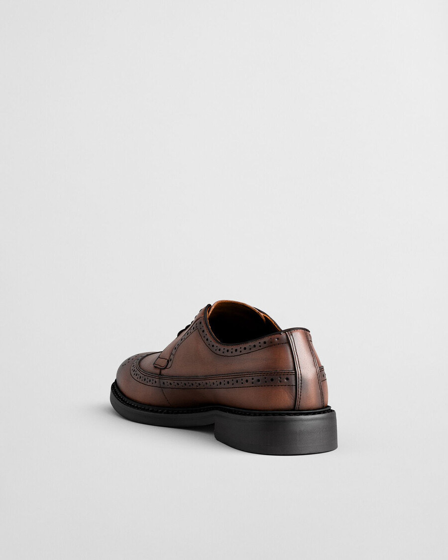 pantofi brogue din piele bidford - coniac