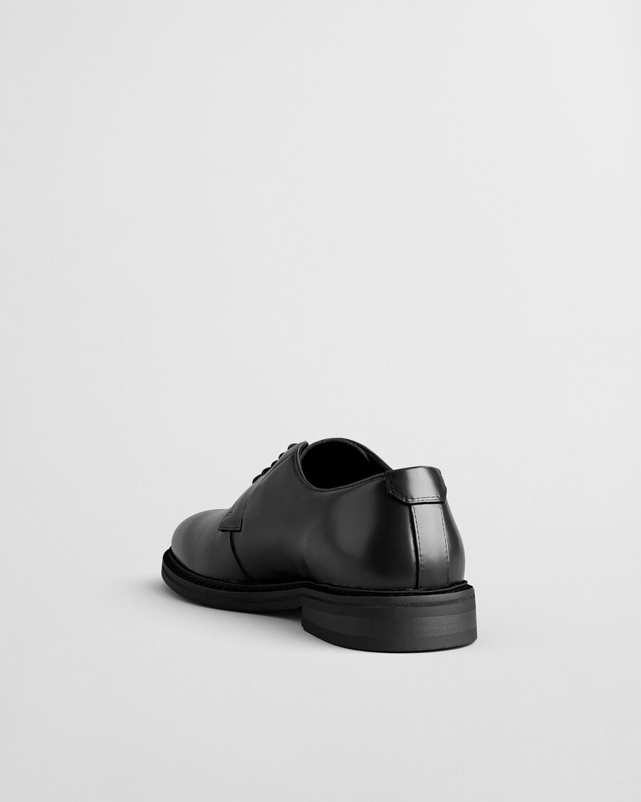 pantofi derby din piele bidford - negru