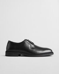 pantofi derby din piele bidford - negru