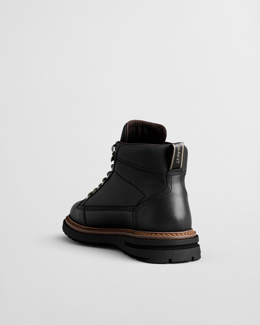 ghete din piele hillprep mid - negre