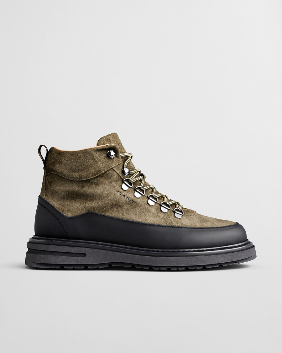ghete hillprep mid suede - verde Țară