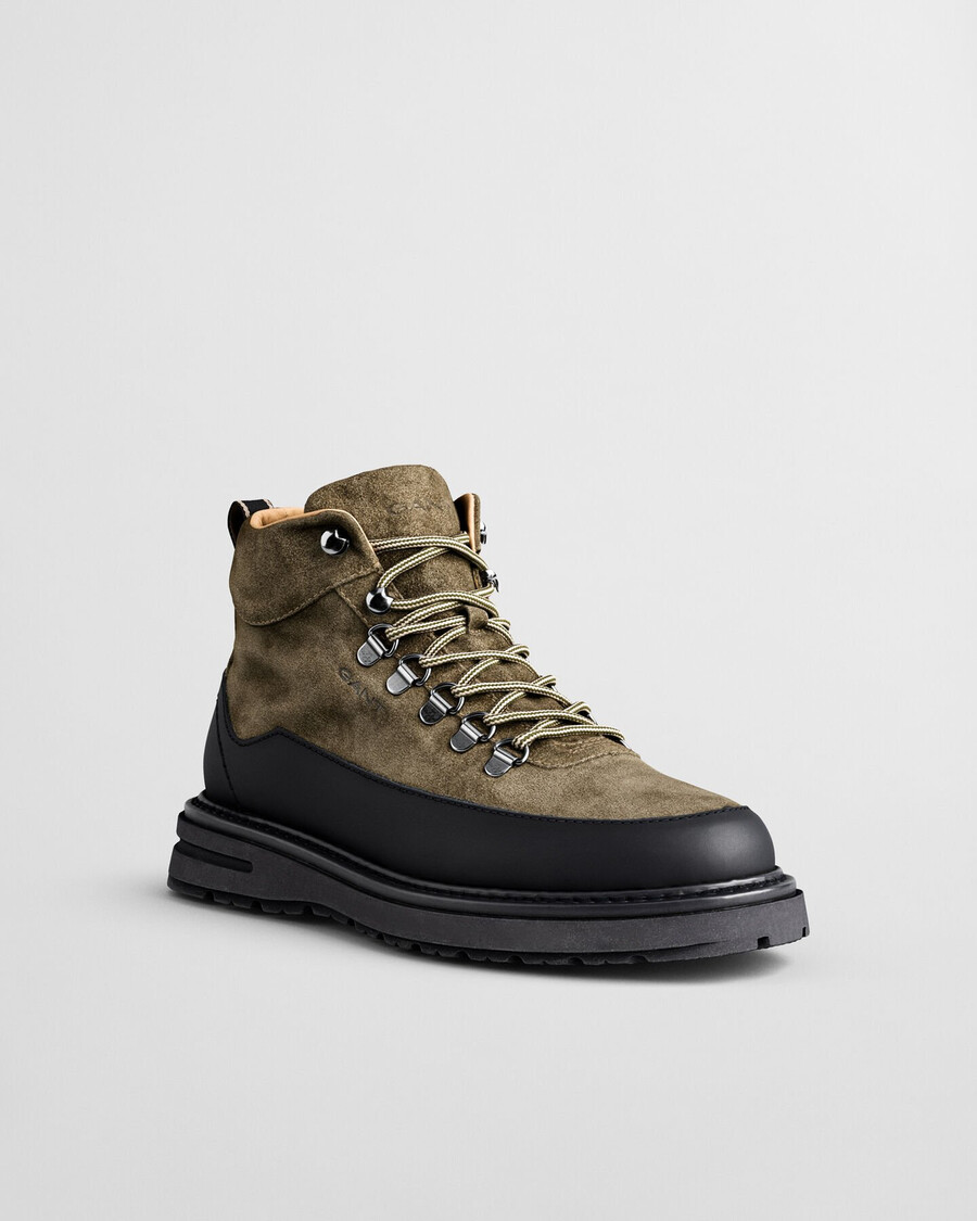 ghete hillprep mid suede - verde Țară