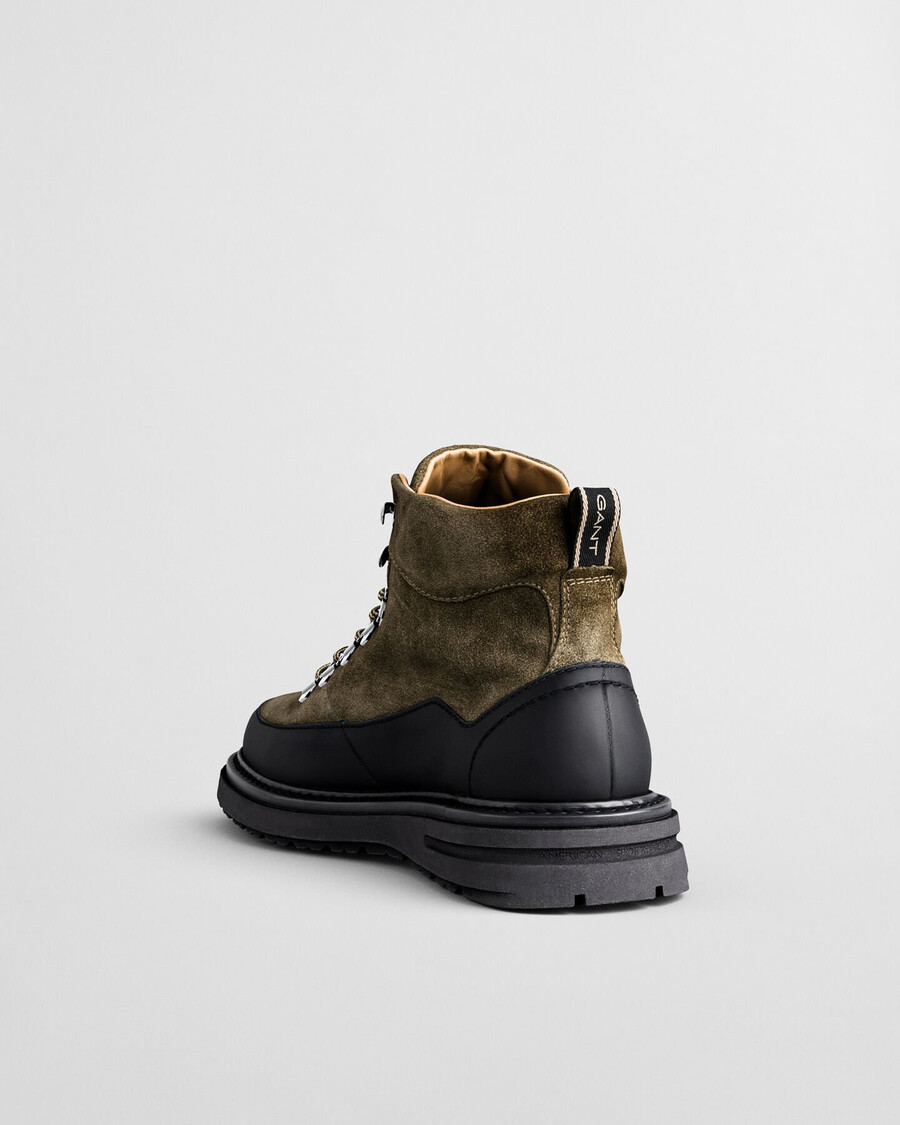 ghete hillprep mid suede - verde Țară