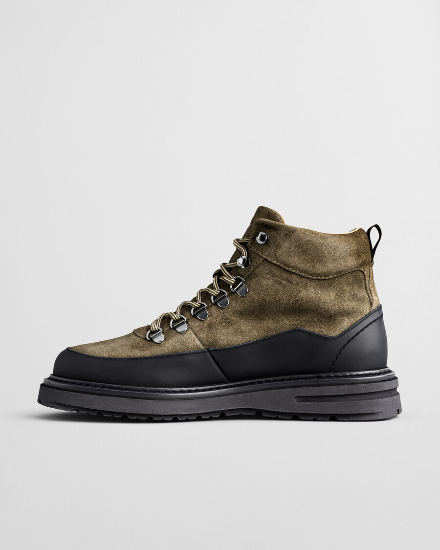 ghete hillprep mid suede - verde Țară