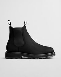ghete chelsea din piele blisdor - negru
