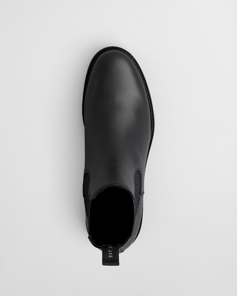 ghete chelsea din piele prepdale - negru
