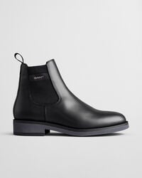 ghete chelsea din piele prepdale - negru