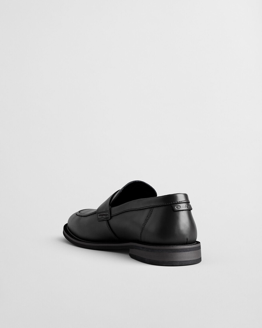 mocasini din piele lozham - negri