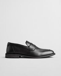 mocasini din piele lozham - negri