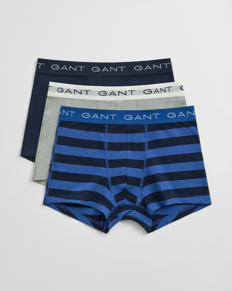 set 3 pantaloni scurți cu dungi - albastru intens