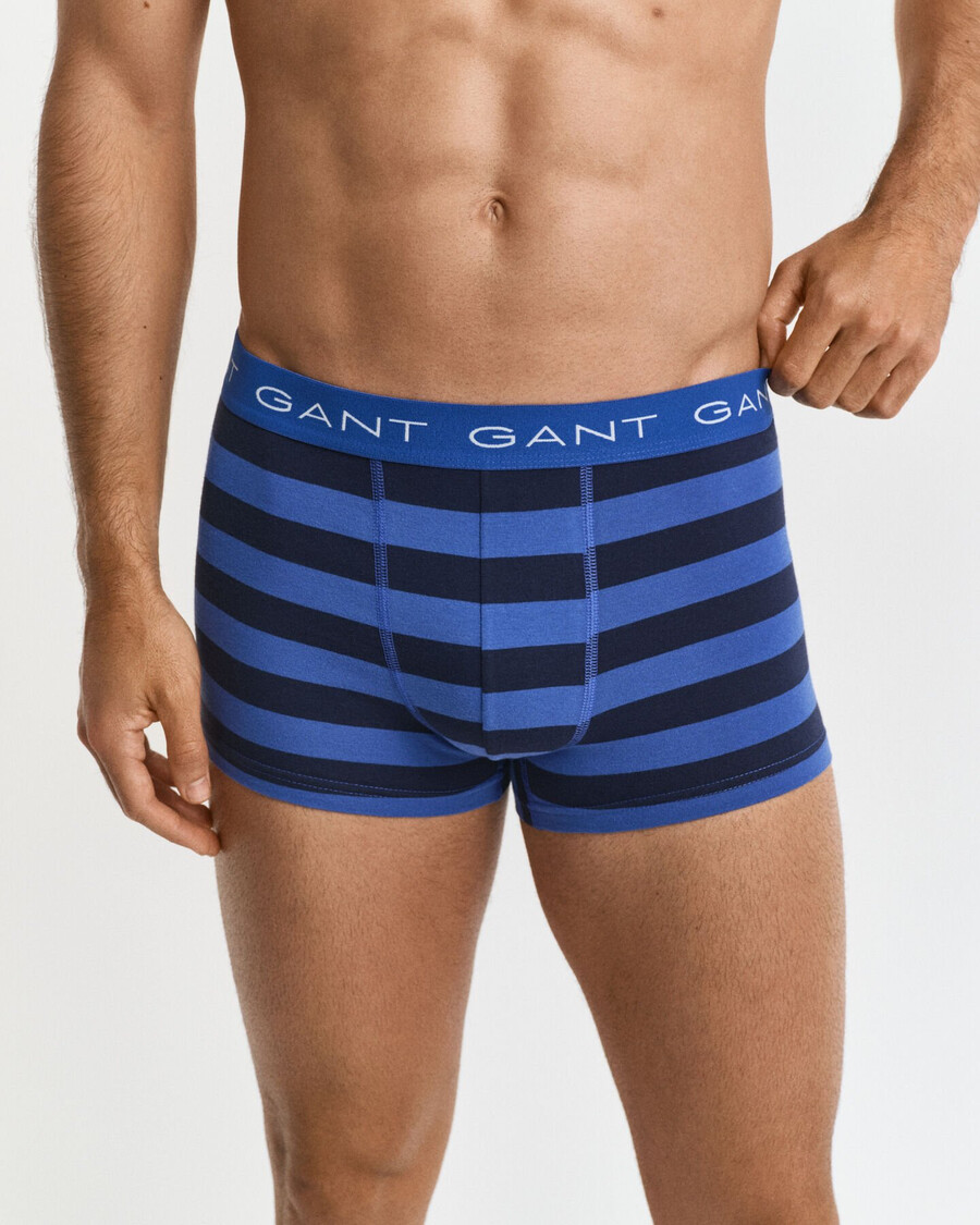 set 3 pantaloni scurți cu dungi - albastru intens