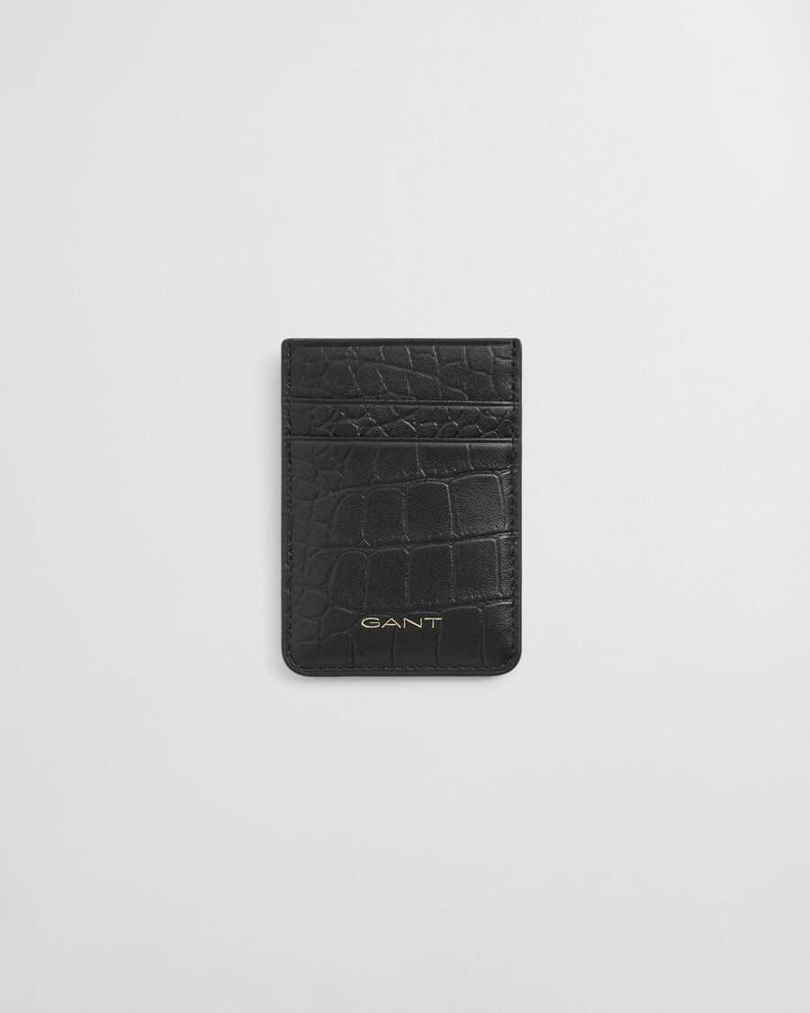 suport card croco - negru
