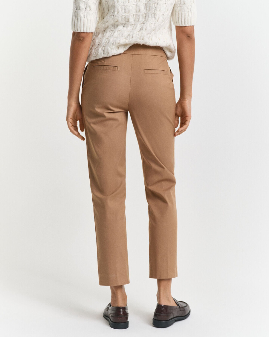 pantaloni slim fit pentru țigări - kaki cald