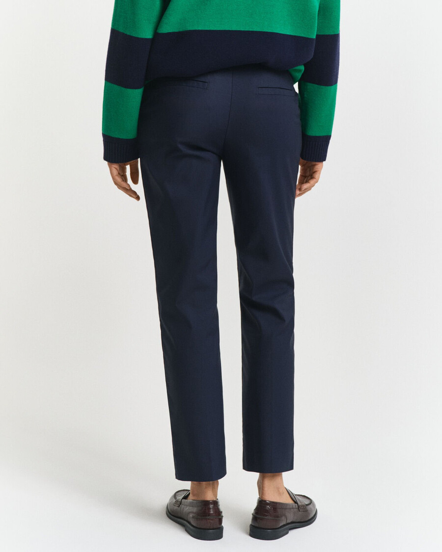pantaloni slim fit pentru țigări - albastru de seară