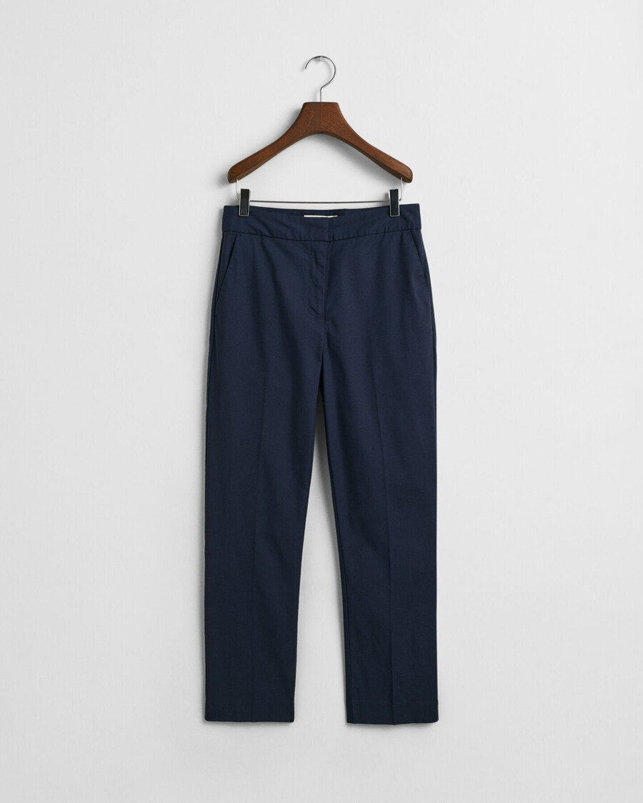 pantaloni slim fit pentru țigări - albastru de seară
