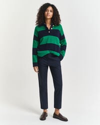 pantaloni slim fit pentru țigări - albastru de seară