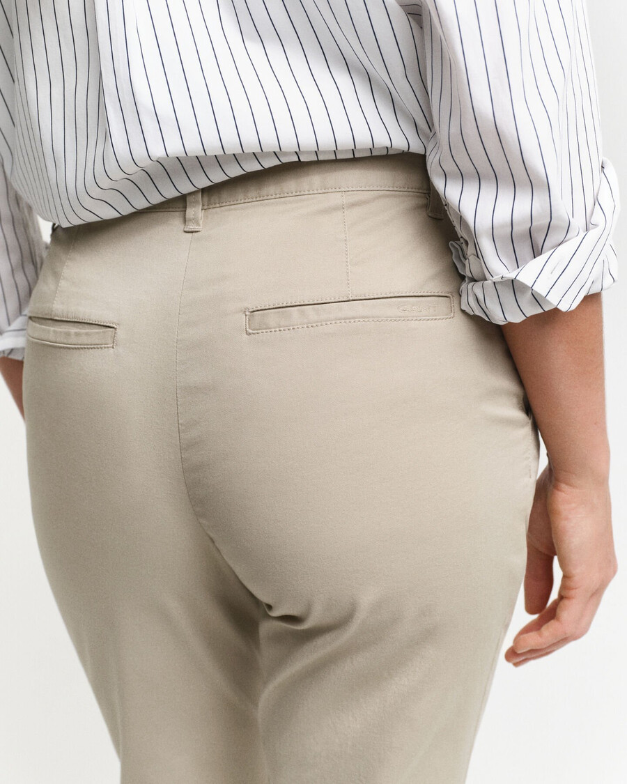 pantaloni chino slim fit - dry sand