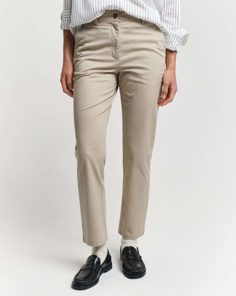 pantaloni chino slim fit - dry sand
