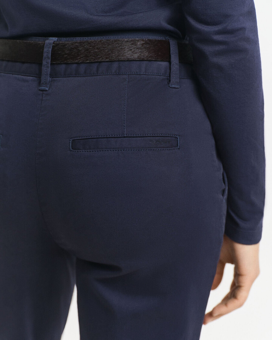 pantaloni chino slim fit - albastru seară