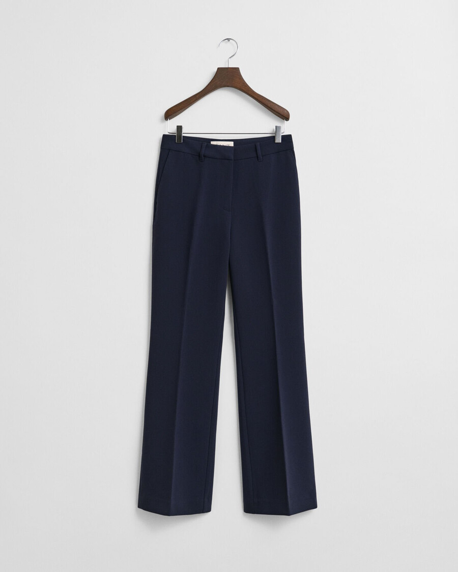 pantaloni evazați slim fit - albastru seară