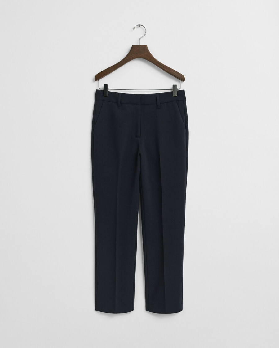 pantaloni fluidi slim fit - albastru seară