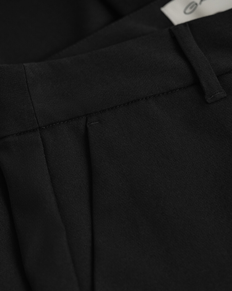 pantaloni fluidi slim fit - negri